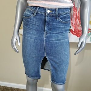 FRAME Denim Pencil Skirt